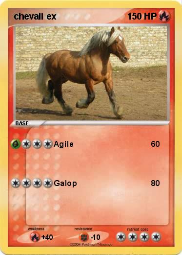Pokemon chevali ex