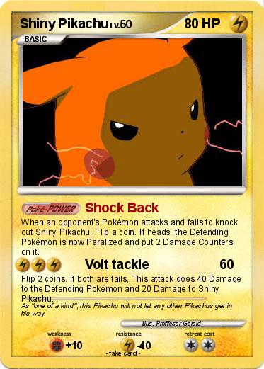 Pokemon Shiny Pikachu