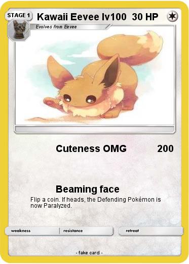 Pokemon Kawaii Eevee lv100