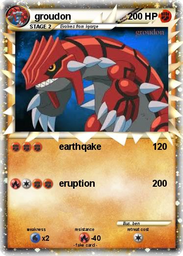 Pokemon groudon