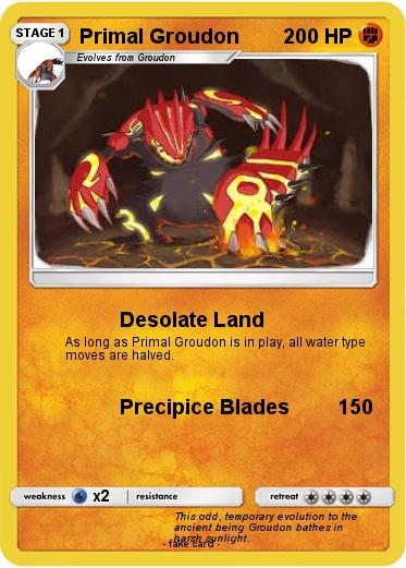 Pokemon Primal Groudon