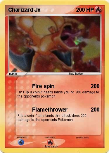 Pokemon Charizard Jx