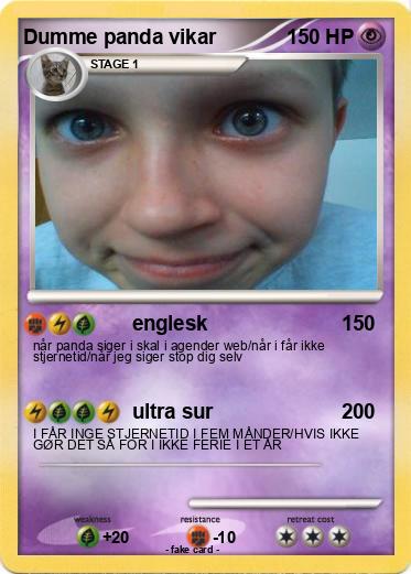 Pokemon Dumme panda vikar