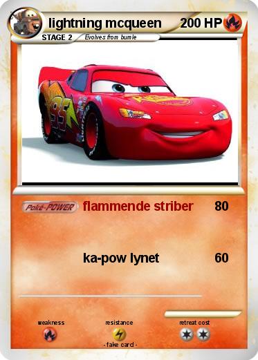 Pokemon lightning mcqueen