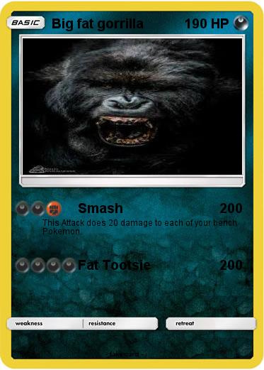 Pokemon Big fat gorrilla