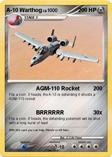Pokemon A-10 Warthog