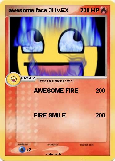 Pokemon awesome face 3! lv.EX