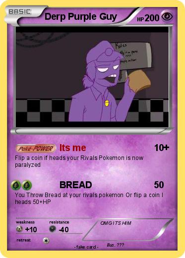 Pokemon Derp Purple Guy