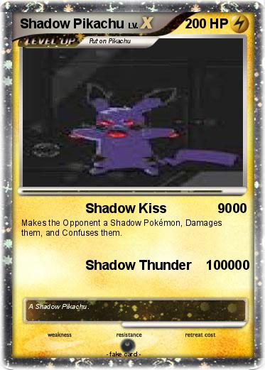 Pokemon Shadow Pikachu