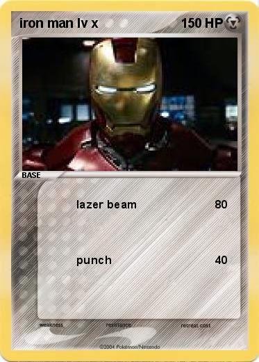 Pokemon iron man lv x