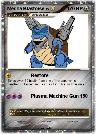 Pokemon Mecha Blastoise