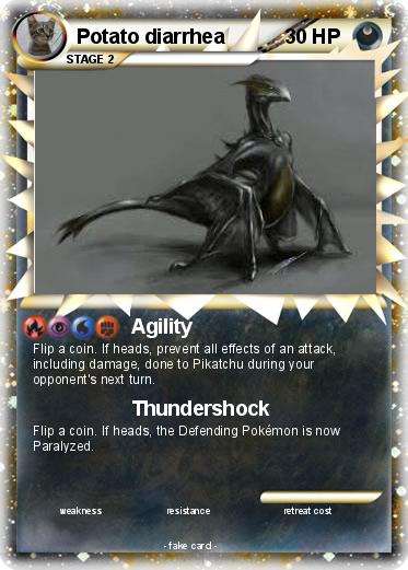 Pokemon Potato diarrhea