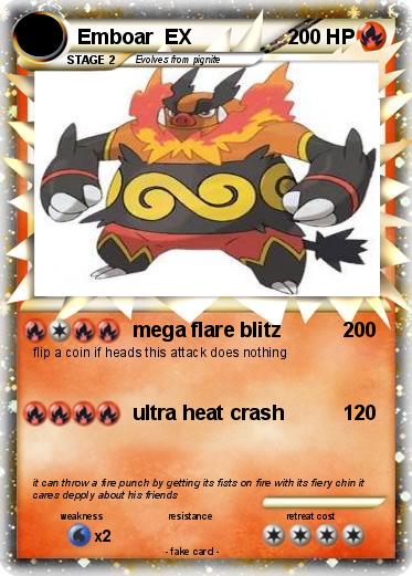 Pokemon Emboar  EX