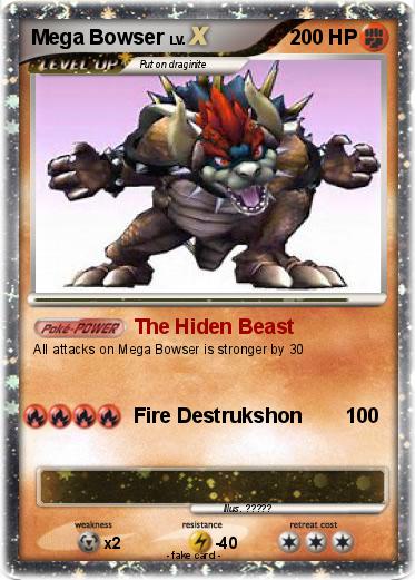 Pokemon Mega Bowser