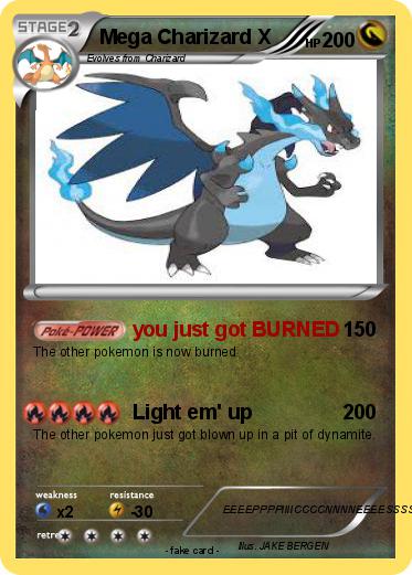 Pokemon Mega Charizard X