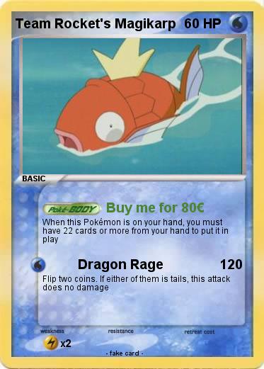 Pokemon Team Rocket's Magikarp