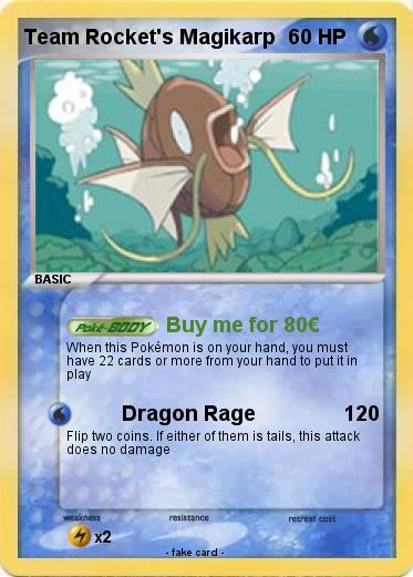 Pokemon Team Rocket's Magikarp