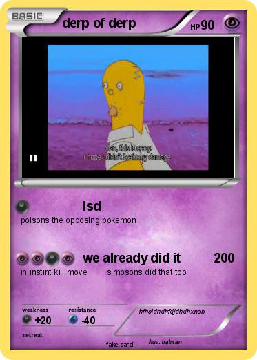 Pokemon derp of derp