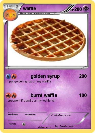 Pokemon waffle