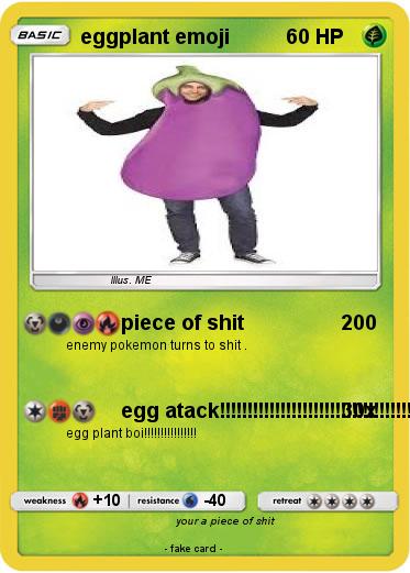Pokemon eggplant emoji