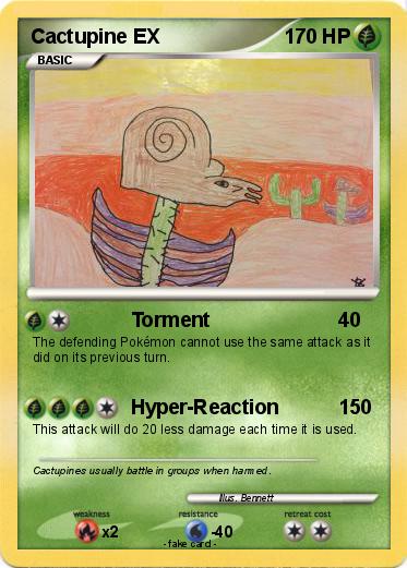 Pokemon Cactupine EX
