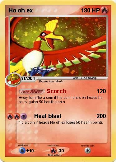 Pokemon Ho oh ex