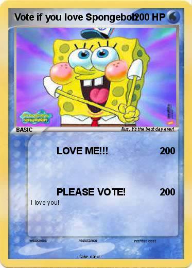 Pokemon Vote if you love Spongebob