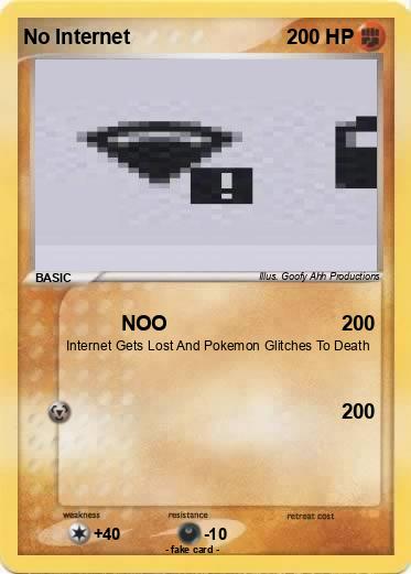 Pokemon No Internet