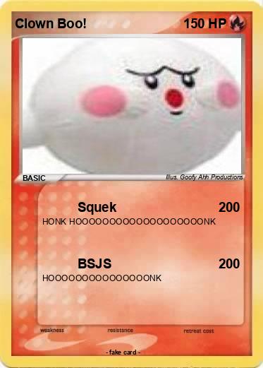 Pokemon Clown Boo!