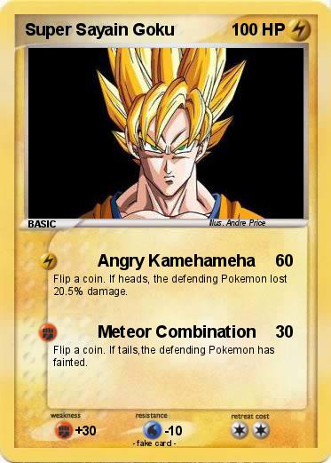 Pokemon Super Sayain Goku