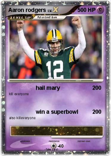 Pokemon Aaron rodgers