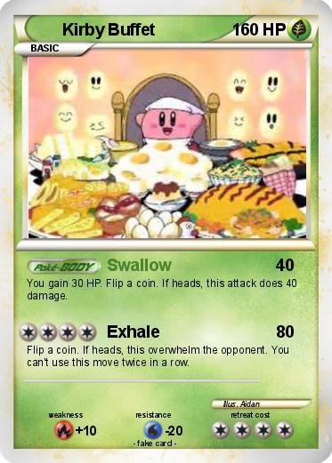 Pokemon Kirby Buffet