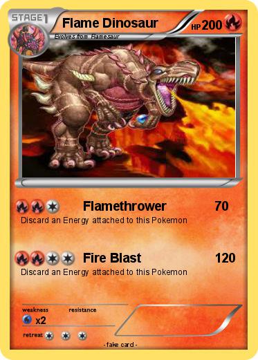 Pokemon Flame Dinosaur