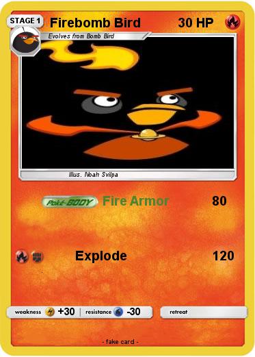 Pokemon Firebomb Bird