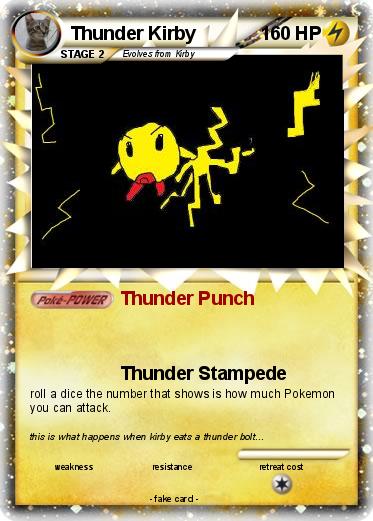 Pokemon Thunder Kirby