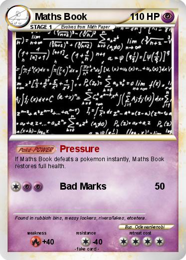 Pokemon Maths Book