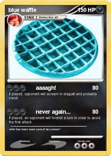 Pokemon blue waffle