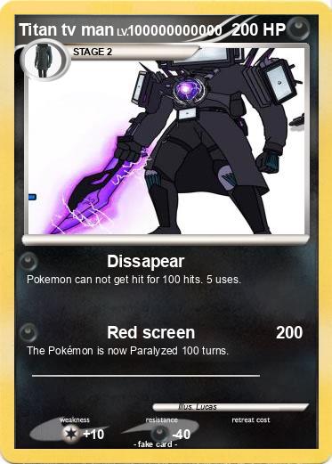 Pokemon Titan tv man