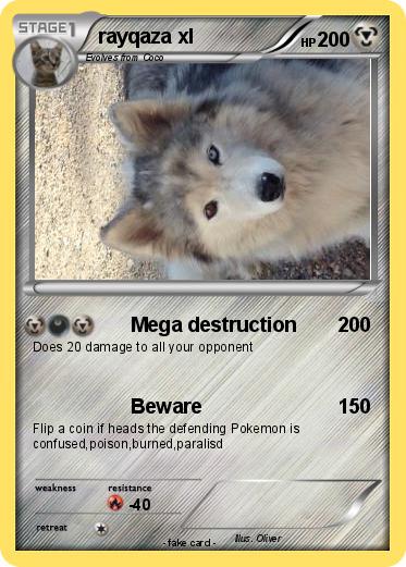 Pokemon rayqaza xl