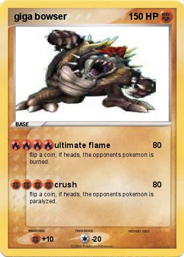 Pokemon giga bowser