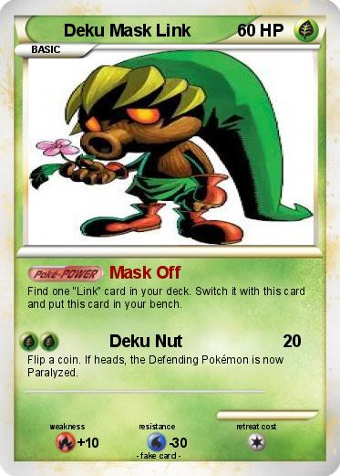 Pokemon Deku Mask Link