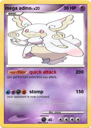 Pokemon mega adino