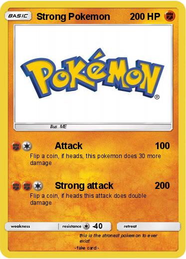 Pokemon Strong Pokemon