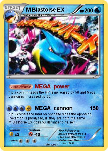 Pokemon M Blastoise EX