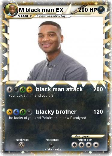 Pokemon M black man EX