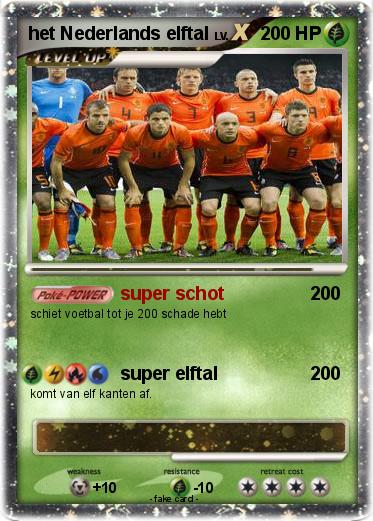 Pokemon het Nederlands elftal