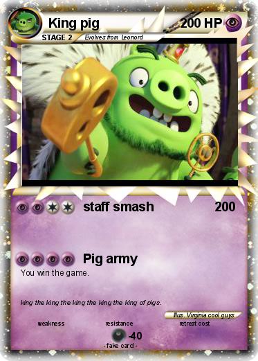 Pokemon King pig