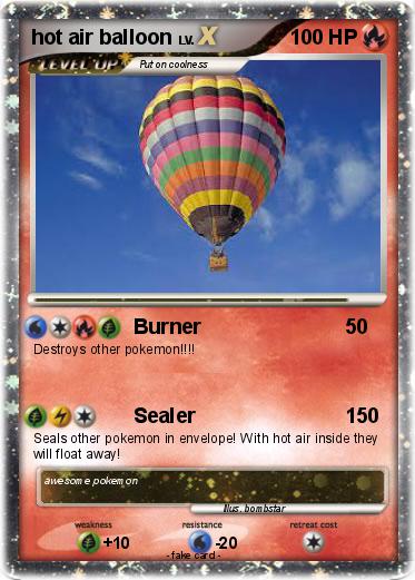 Pokemon hot air balloon