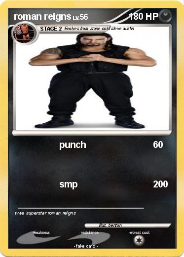 Pokemon roman reigns