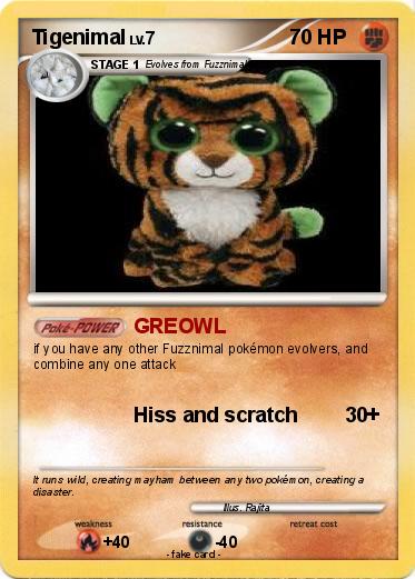 Pokemon Tigenimal